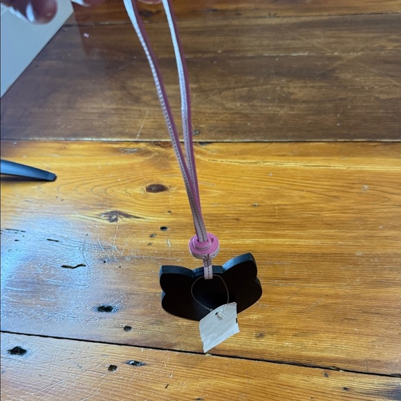 Tod’s Cat Face Leather Bag Charm in Pink and White - Picture 7 of 12